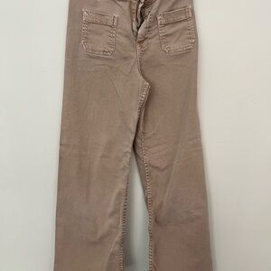 Zara girls tan marine jeans in 11-12